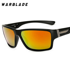 WarBLade Night Vision Sunglasses for Men UV400 Protection Night Driving Glasses Male HD Polarized Yellow Lens Sun Glasses W1821
