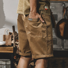 Fashion Brand American Retro Khaki Casual Half Length Tooling