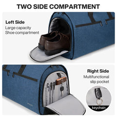 Mixi Carry On Garment Bag for Travel 56L Convertible Duffle Bag