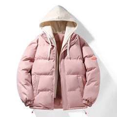 Fashion Men's Hooded Parka Jackets Thick Warm Outdoor Hip Hop Streetwear Casual Winter Quality Male Puffer Jacket Couple Coats