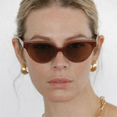 SO&EI New Small Cat Eye Jelly Color Sunglasses Women Fashion Gradient Shades UV400
