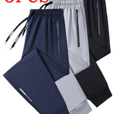 3pcs, Men's Pants Sports Casual, Stretch Loose, Premium, Zipper Leg Pants, Outdoor, Gifts, Men's Sweatpants,, Sweatpants Men, Joggers for Men, Pants for Men, Men's Trousers, Gifts for Men, Mens Christmas Gifts, Mens Gifts Ide