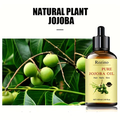 Natural Jojoba Oil Essential Oil:, Suitable for Massage, Skincare, Gua Sha, Showering, Facial Care, Body Care, Nail Care, Hair Care, And Eyelash Care