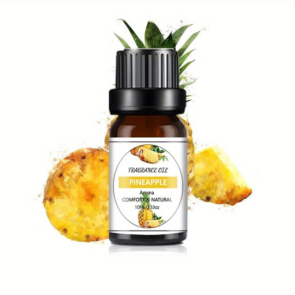 Transform Your Space: Tropical Mango & Pineapple Essential Oil - 10ml Natural Aromatherapy for DIY Candle Making & More