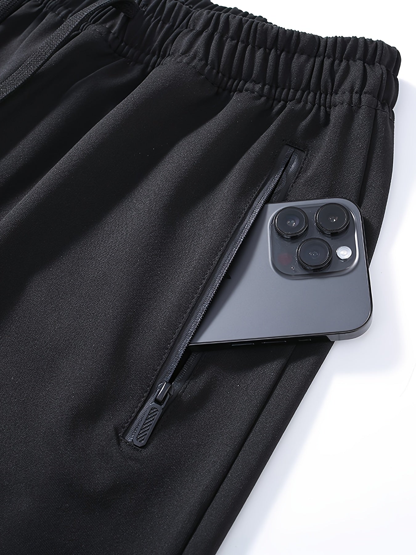 3pcs, Men's Pants Sports Casual, Stretch Loose, Premium, Zipper Leg Pants, Outdoor, Gifts, Men's Sweatpants,, Sweatpants Men, Joggers for Men, Pants for Men, Men's Trousers, Gifts for Men, Mens Christmas Gifts, Mens Gifts Ide
