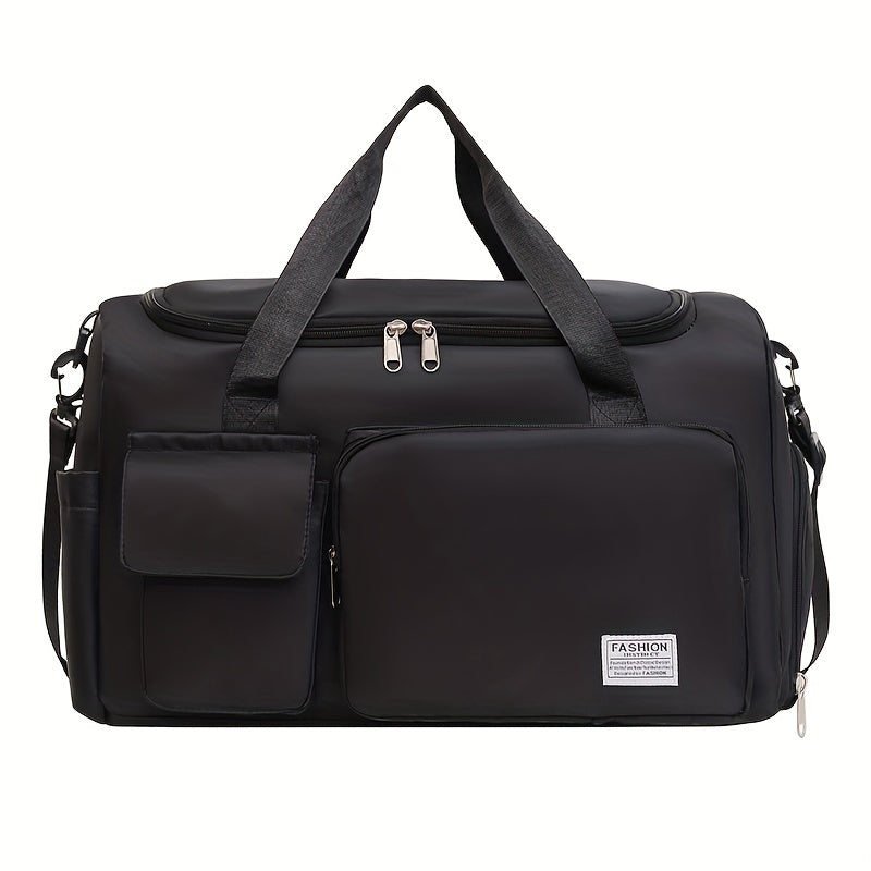 Large Capacity Short-Distance Travel Bag for Women Dry Wet Separation with Shoe Position Sports Gym Bag Casual Student Luggage Bag Men