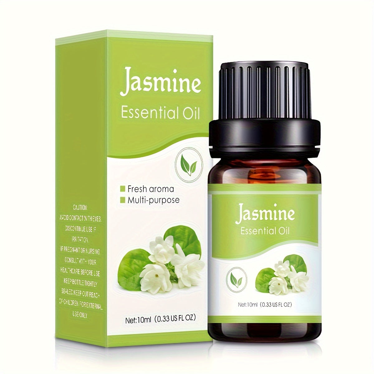 10ml Essential Oil Set - Relaxing Lavender, Uplifting Lemongrass, Romantic Rose - Fragrance Oils for Diffuser, Humidifier - Nourishing Skin and Hair, All Skin Types, Alcohol-Free, For Home, Bathroom, Office Use