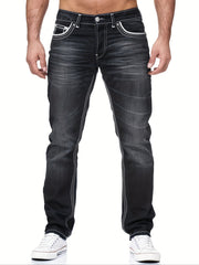 Comfy Street Style Denim Pants - Distressed, With Multiple Pockets, Fashionable and Casual Wear for Men