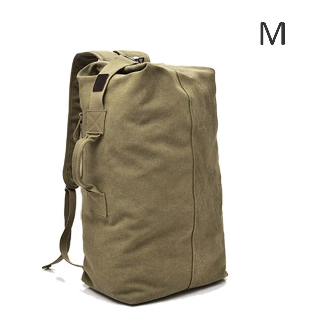 Large Travel Climbing Bag Tactical Military Backpack Women Army Bags Canvas Bucket Bag Shoulder Sports Bag Male Outdoor XA208WD