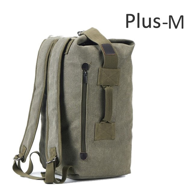 Large Travel Climbing Bag Tactical Military Backpack Women Army Bags Canvas Bucket Bag Shoulder Sports Bag Male Outdoor XA208WD