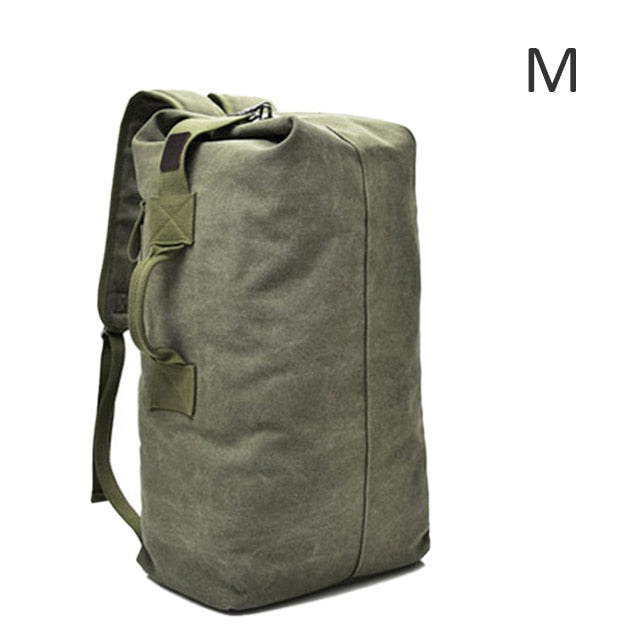 Large Travel Climbing Bag Tactical Military Backpack Women Army Bags Canvas Bucket Bag Shoulder Sports Bag Male Outdoor XA208WD