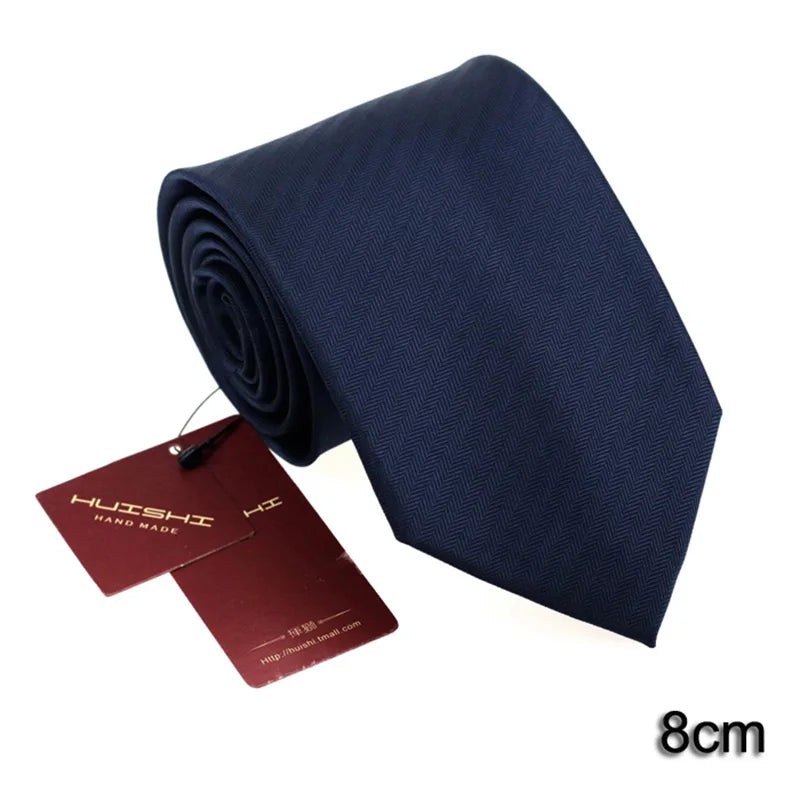 Banquet England Style Necktie Journalist Stripe Shape Waterproof Tie
