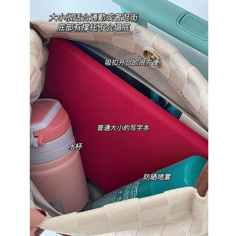 Bag Female Niche Student Class Underarm Canvas Bag