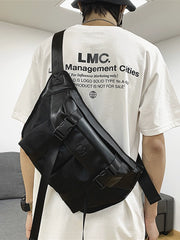 Men's Large Capacity Japanese Leisure Trendy Brand Ins Chest Bag