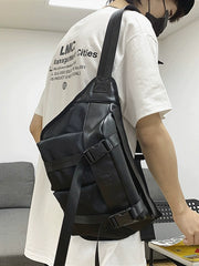 Men's Large Capacity Japanese Leisure Trendy Brand Ins Chest Bag