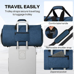 Mixi Carry On Garment Bag for Travel 56L Convertible Duffle Bag