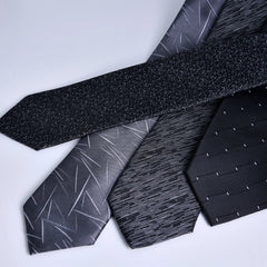 7cm Mens Tie Pre-tied Easy Wear Neck Tie Zipper Lazy Pre-tied Korean Style Stripes Dot Plaid Business Wedding Necktie
