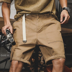 Fashion Brand American Retro Khaki Casual Half Length Tooling