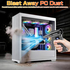 Turbo Fan Violent Jet Blower Cleaning Tools Car Vacuum Cleaner Summer Universal Hair Dryer Electric Air Duster Auto Dust Collector for Car Home Computer Keyboard Camera Outdoors Fan
