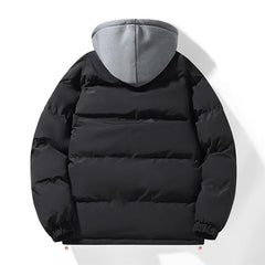 Fashion Men's Hooded Parka Jackets Thick Warm Outdoor Hip Hop Streetwear Casual Winter Quality Male Puffer Jacket Couple Coats