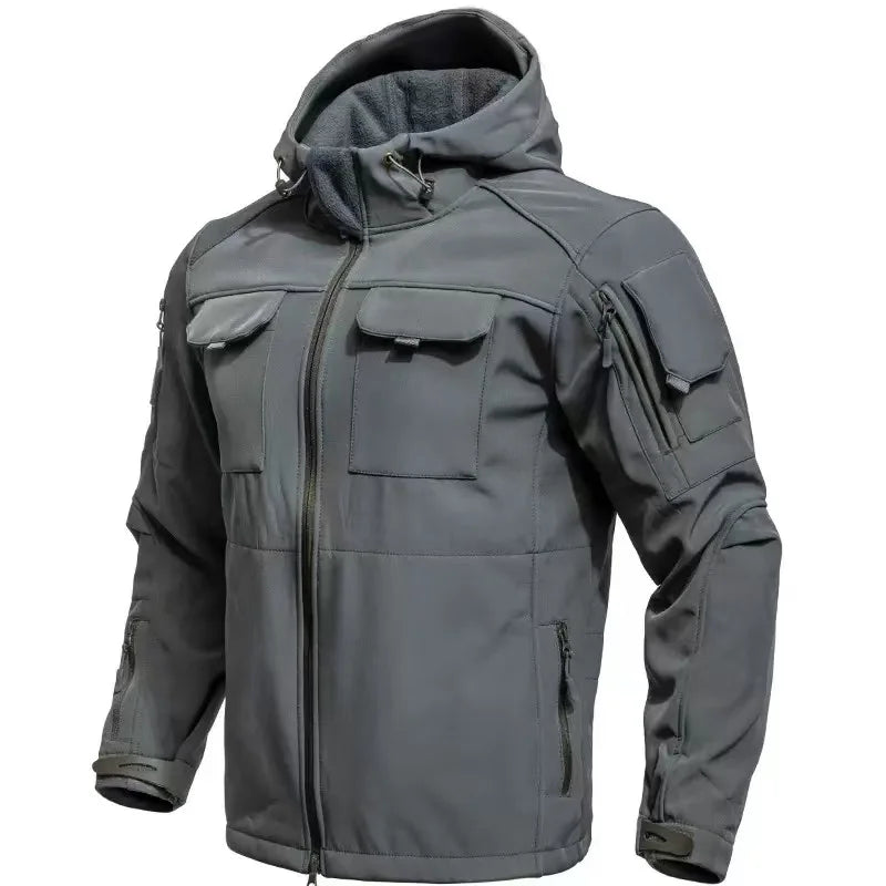 Tactical Military Winter Autumn Fleece Parkas Cargo Jackets