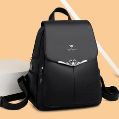 Luxury Designer Fashion Backpack Pu Leather Female Large Capacity Travel Bagpack