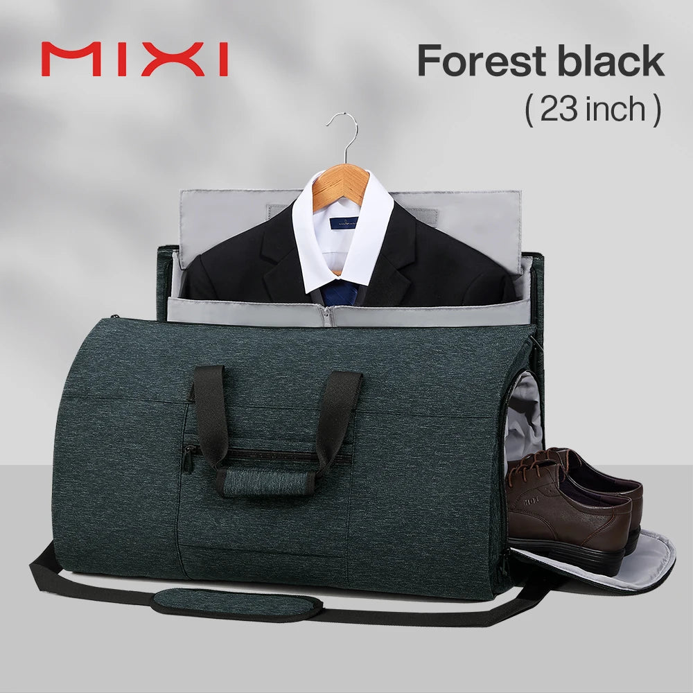 Mixi Carry On Garment Bag for Travel 56L Convertible Duffle Bag