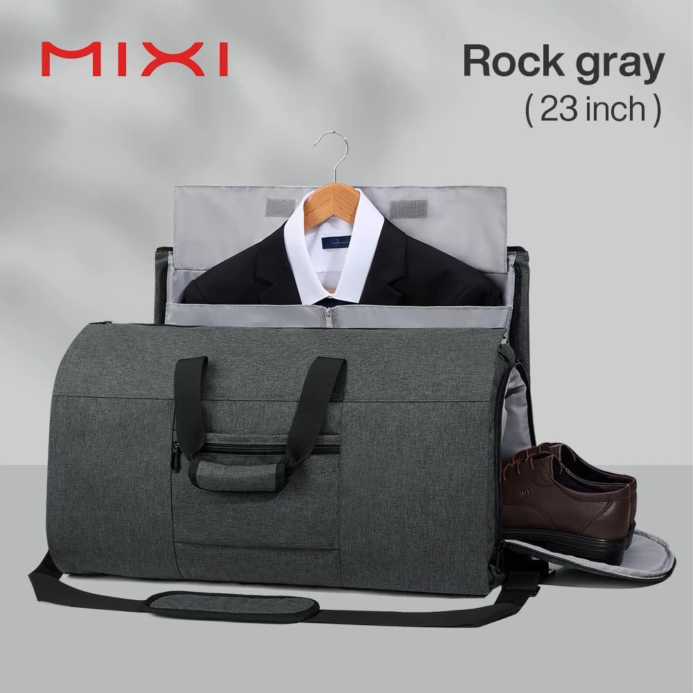 Mixi Carry On Garment Bag for Travel 56L Convertible Duffle Bag