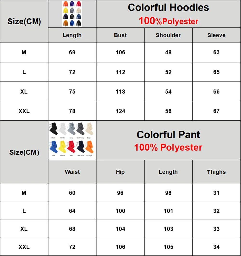 Jogging Solid New In Men's Set Streetwear All-Match Casual Hoodie Sweatpant Suit Fleece Loose Clothes Autumn Sport Long Pants
