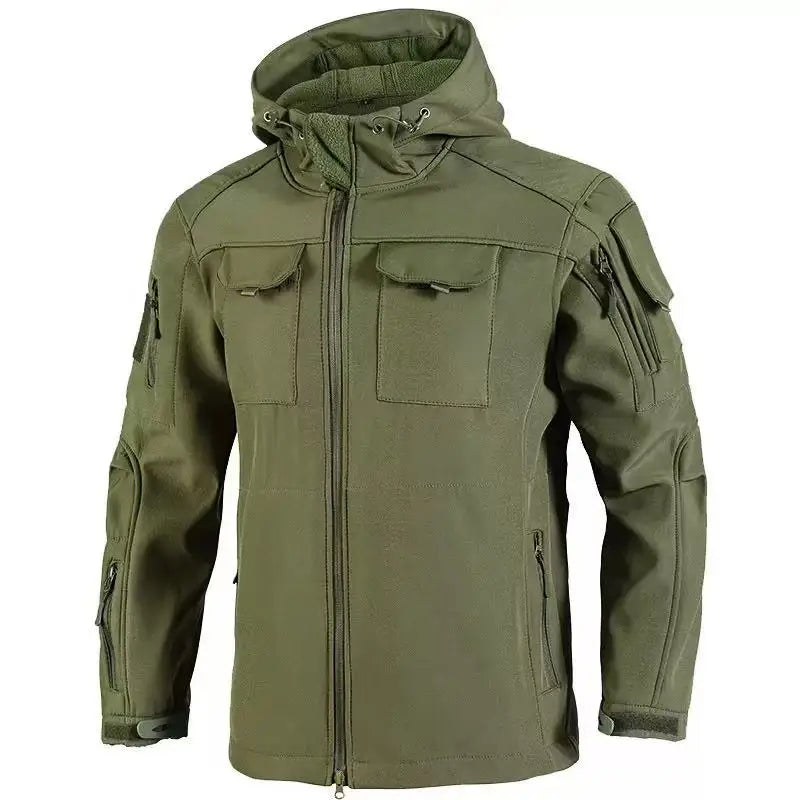 Tactical Military Winter Autumn Fleece Parkas Cargo Jackets
