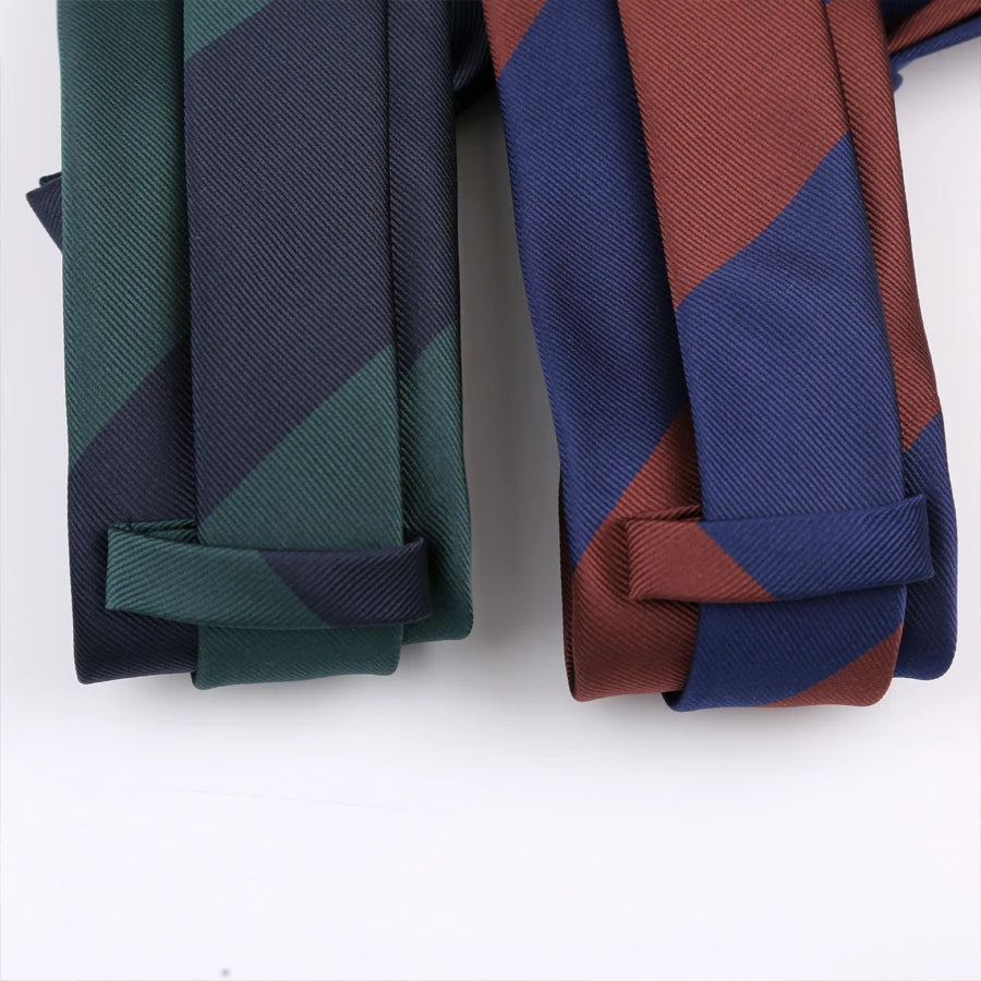 Luxury 8CM Mens Tie Necktie Striped Stripes Ties For Man Groom Jacquard Woven Neck Tie For Business Wedding Party