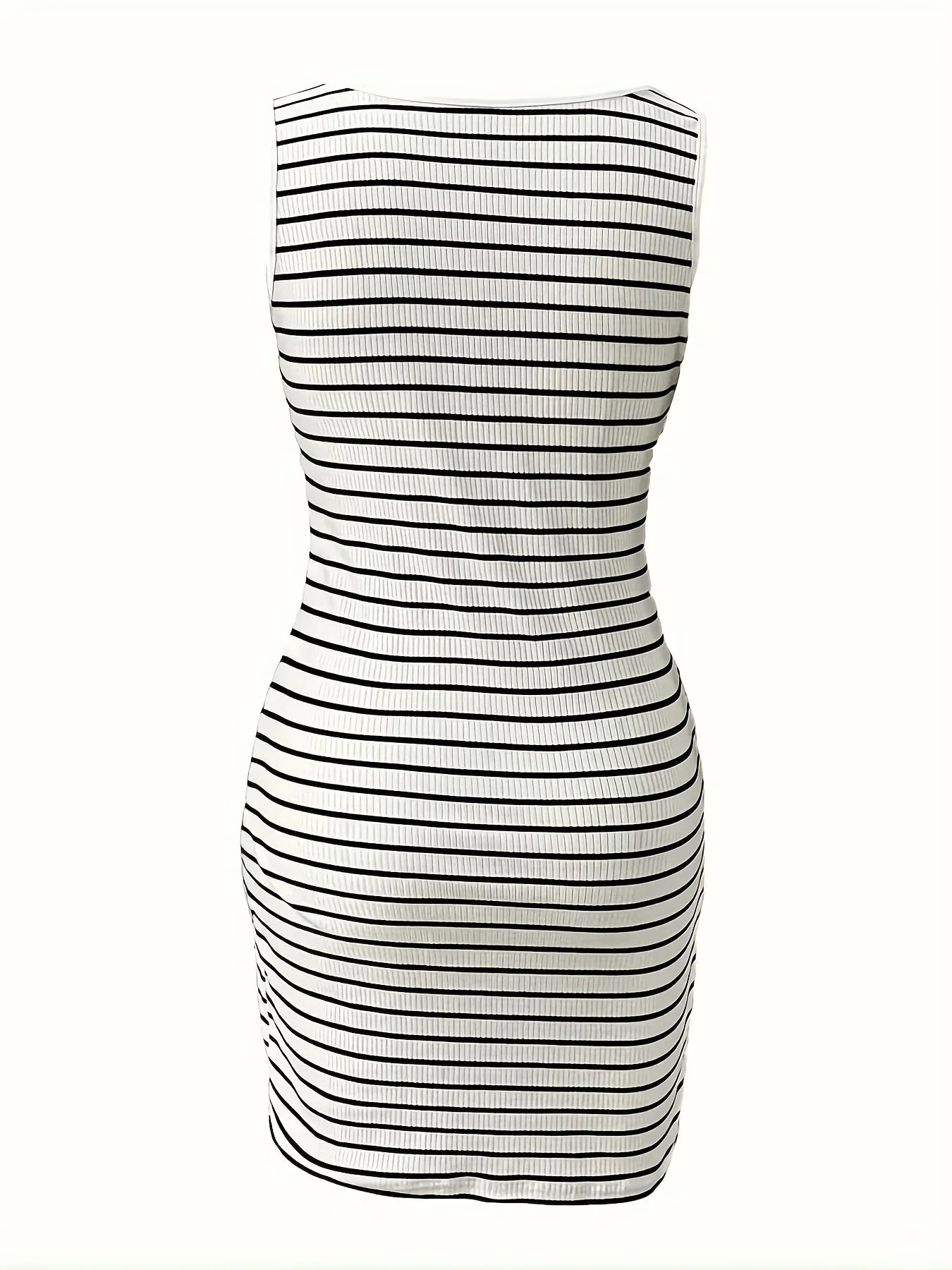 Fashion women's zipper waist knitted hip dress