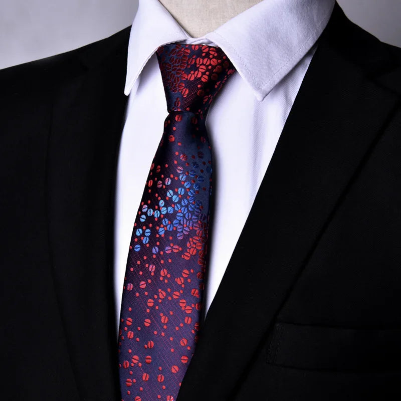 7cm Mens Tie Pre-tied Easy Wear Neck Tie Zipper Lazy Pre-tied Korean Style Stripes Dot Plaid Business Wedding Necktie