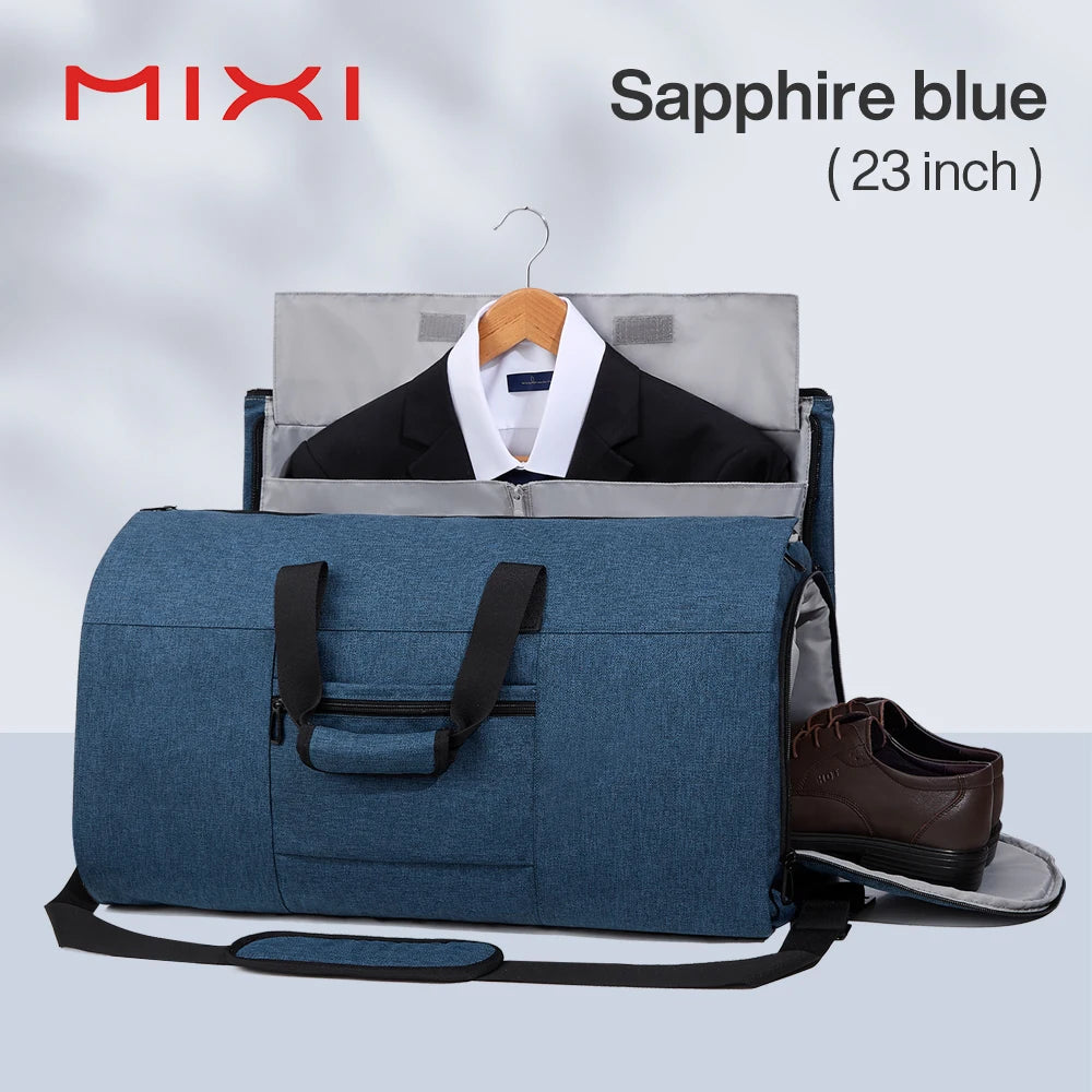 Mixi Carry On Garment Bag for Travel 56L Convertible Duffle Bag