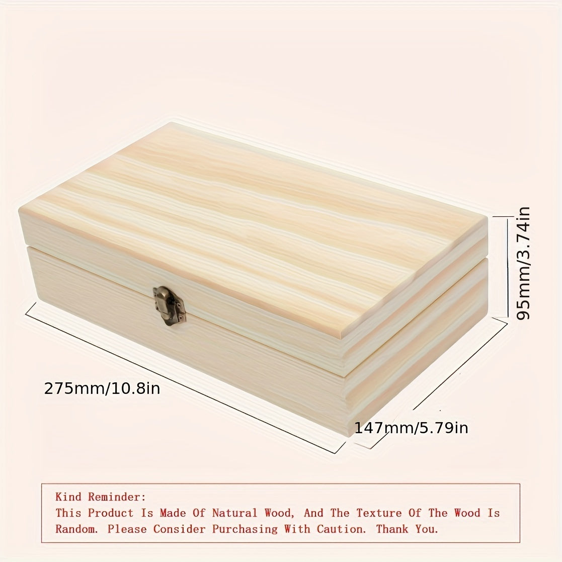 25 Grids Essential Oil Storage Box Case - Wooden Organizer for 24 Bottles of 5ml, 10ml, 15ml, Plus 1 Large Slot for 118ml, 60ml, 1-4 Oz Ounce