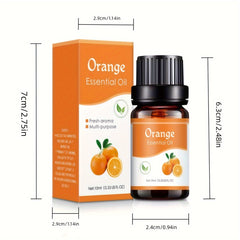 10ml Essential Oil Set - Relaxing Lavender, Uplifting Lemongrass, Romantic Rose - Fragrance Oils for Diffuser, Humidifier - Nourishing Skin and Hair, All Skin Types, Alcohol-Free, For Home, Bathroom, Office Use