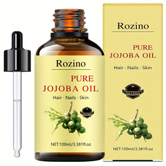 Natural Jojoba Oil Essential Oil:, Suitable for Massage, Skincare, Gua Sha, Showering, Facial Care, Body Care, Nail Care, Hair Care, And Eyelash Care