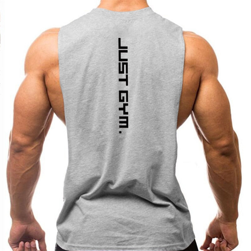 New Fashion Cotton Sleeveless Shirts Gym Hoodies Tank Top Men Fitness Shirt Bodybuilding Singlet Workout Vest Men