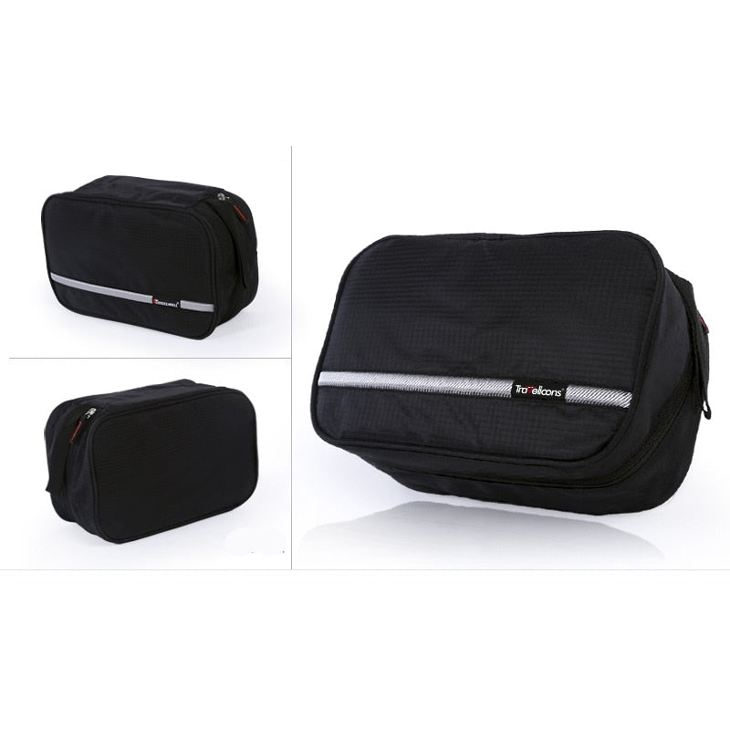 Travel Cosmetic Bag Men Wash Shaving Bag Waterproof Women Toiletry Makeup Black Vanity Organizer Toilet Bag Make Up Kit