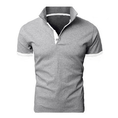 Covrlge Polo Shirt Men Summer Stritching Men&#39;s Shorts Sleeve Polo Business Clothes Luxury Men Tee Shirt Brand Polos MTP129