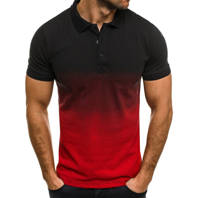 KB Men Polo Shirt Short Sleeve Casual Fashion