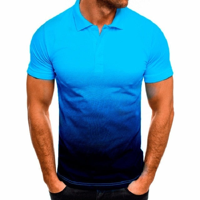 KB Men Polo Shirt Short Sleeve Casual Fashion