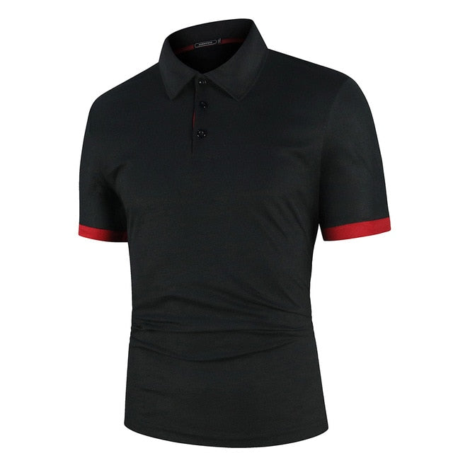 KB Men Polo Shirt Short Sleeve Streetwear Casual