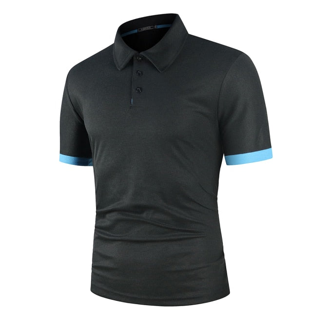 KB Men Polo Shirt Short Sleeve Streetwear Casual