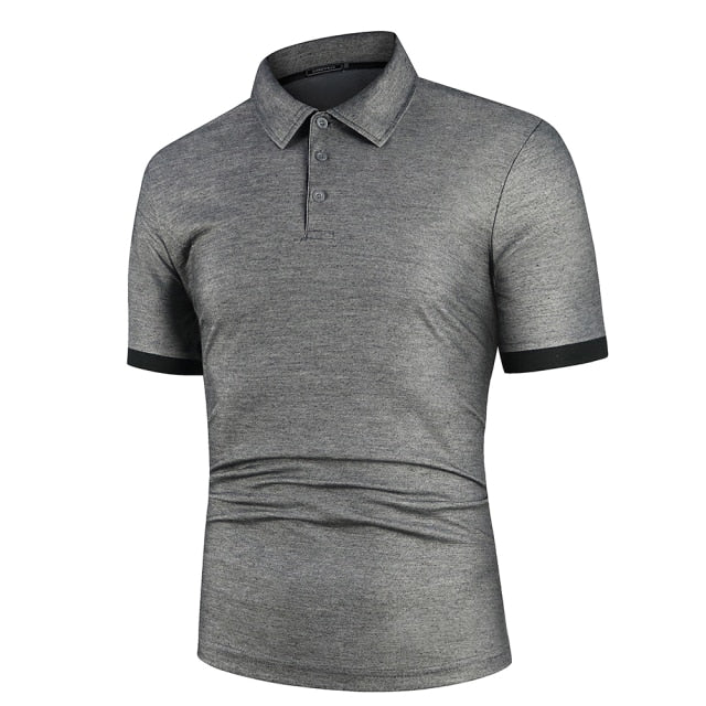 KB Men Polo Shirt Short Sleeve Streetwear Casual