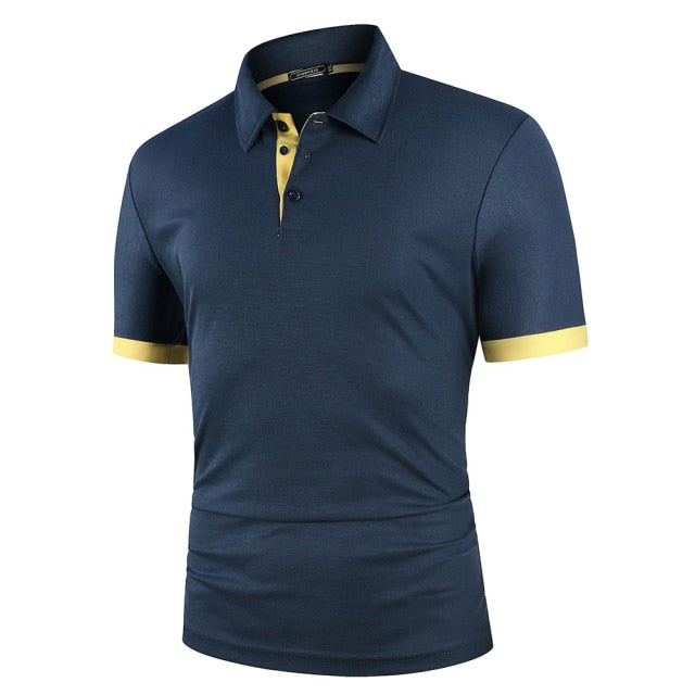 KB Men Polo Shirt Short Sleeve Streetwear Casual