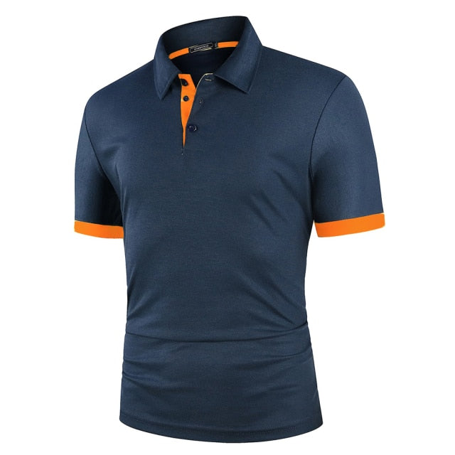 KB Men Polo Shirt Short Sleeve Streetwear Casual