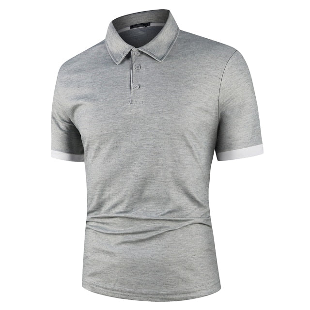 KB Men Polo Shirt Short Sleeve Streetwear Casual